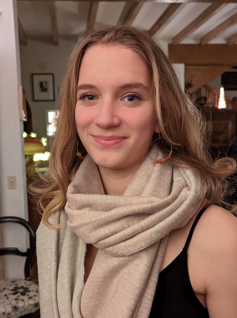 A photo of Emma wearing a scarf