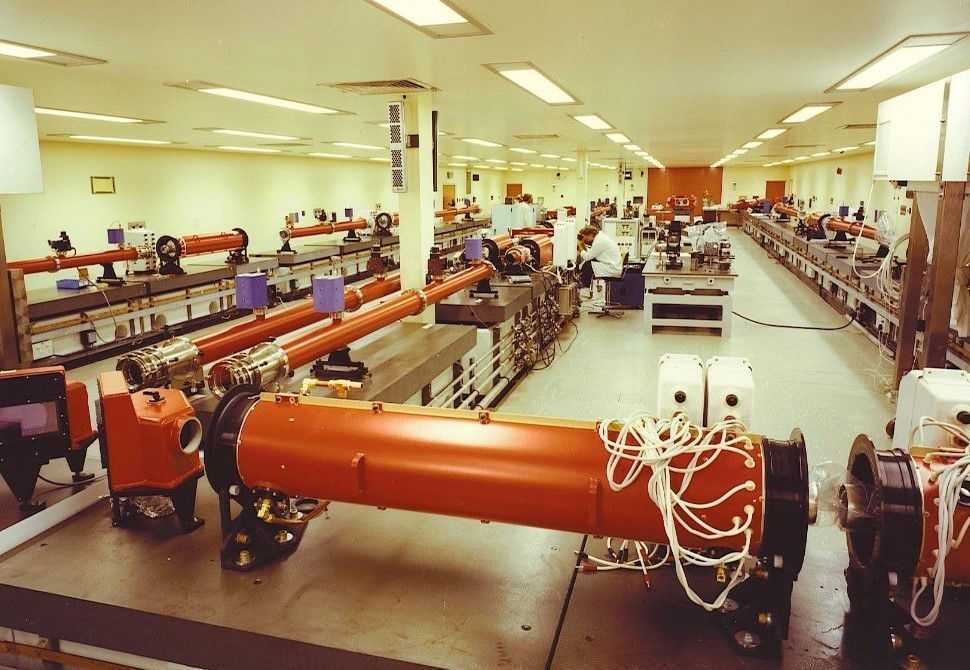 Image of the HELEN laser at AWE from the late 1970s.