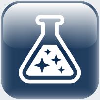 Icon for laboratory astrophysics