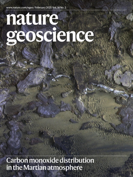 Cover of Nature Geoscience 