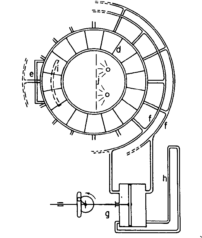 Plan view of QBO apparatus