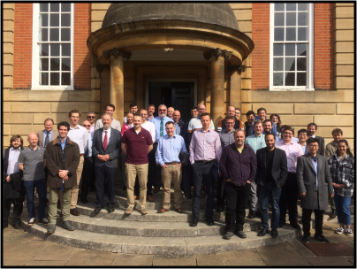Attendees at the OxCHEDS Annual Meeting 2022, pictured outside Talbot Hall at Lady Margaret Hall, Oxford.