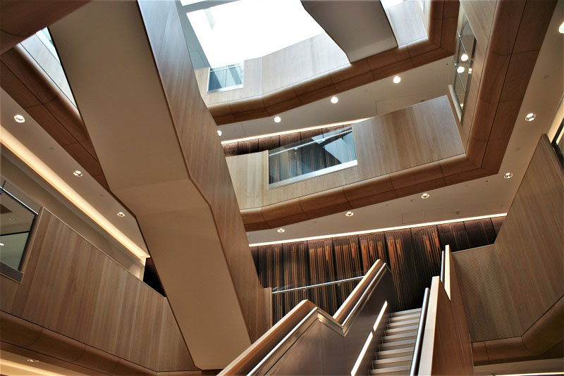 Interior stairwell, Kavli Institute for Nanoscience Discovery