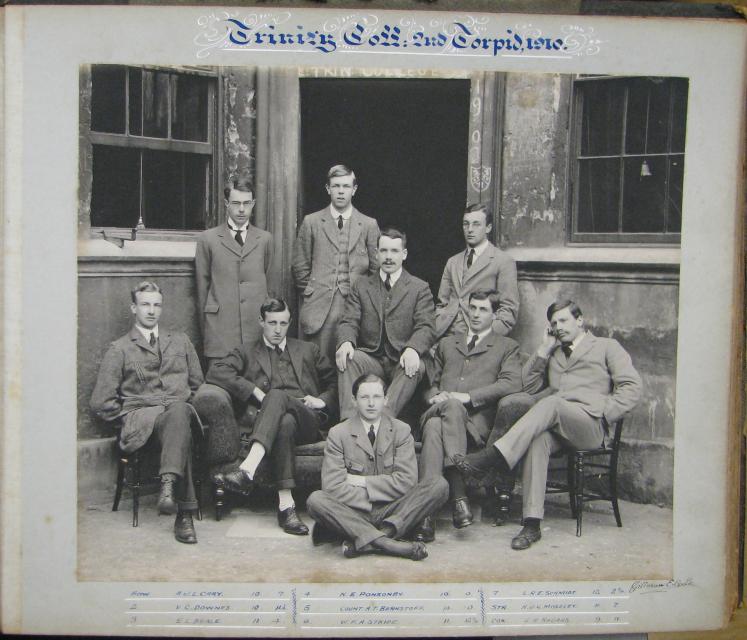 Second torpid at Trinity College featuring henry Moseley as a student.