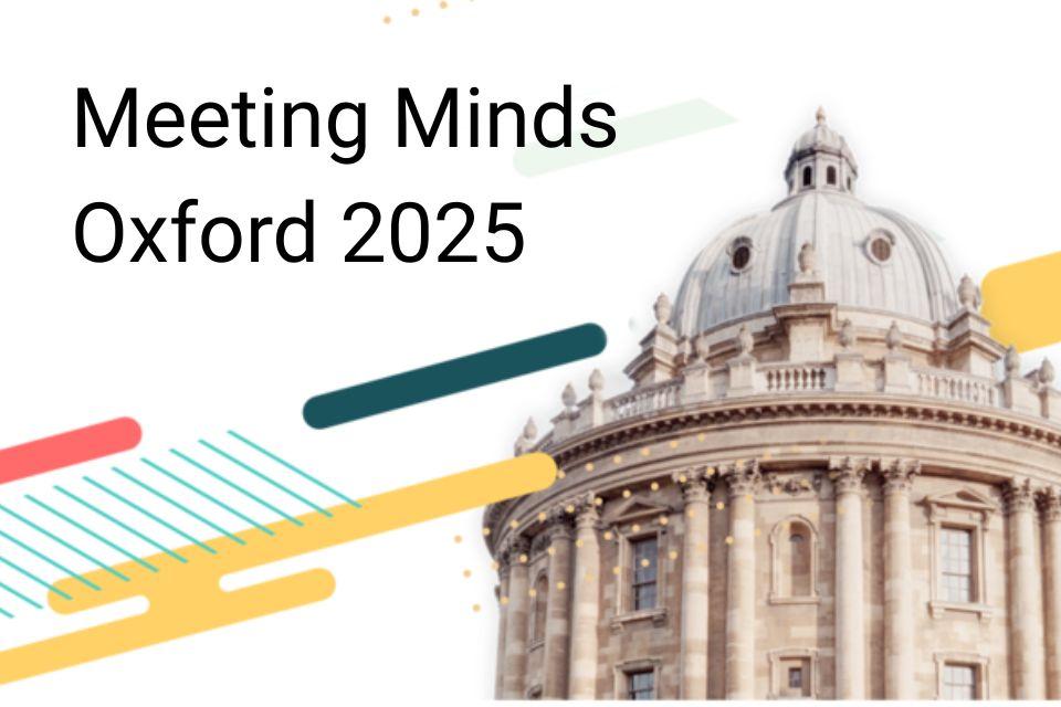 Image shows title of the event and a cropped image of the Radcliffe Camera