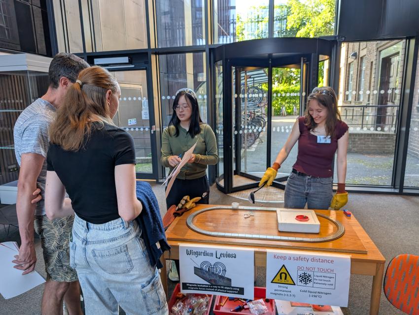 Photo of a demo at the event