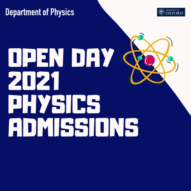 A poster for the Open Day in 2021