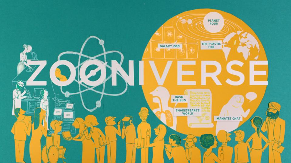 Zooniverse in schools logo and image