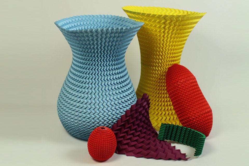 Vases made from paper