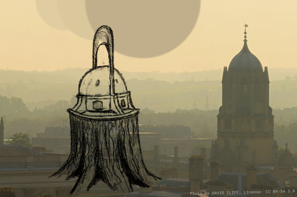 The Radcliffe Camera becomes a living planet
