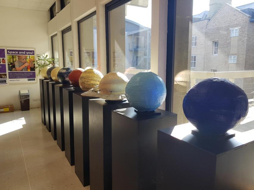 Planets models in the Department of Physics