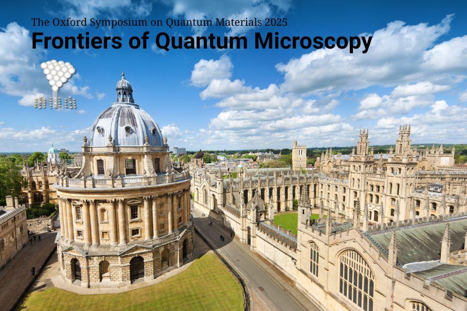An aerial view of Oxford's Radcliffe Camera. 