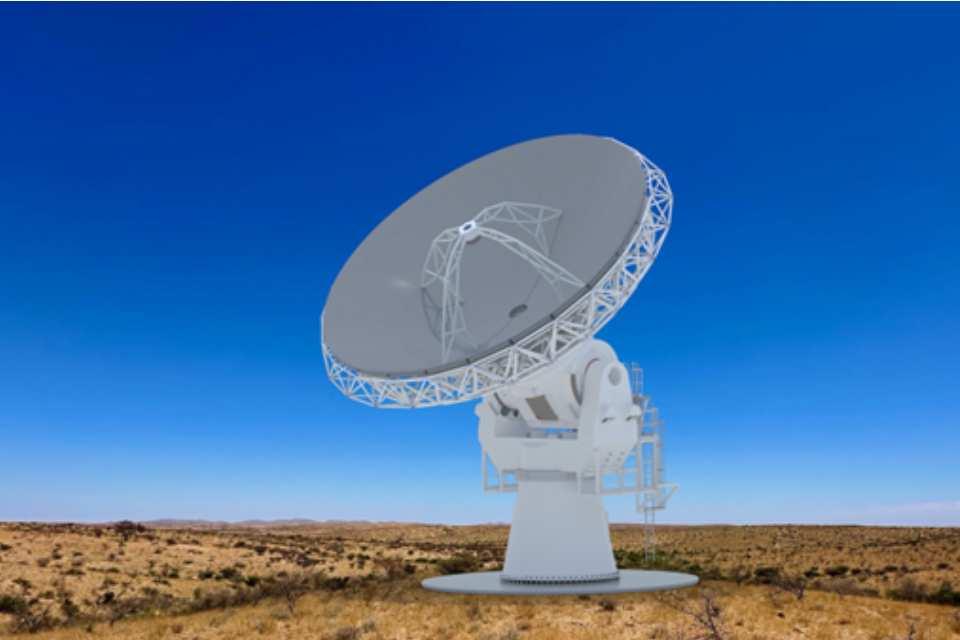 A realistic rendered image of the Africa Millimetre Telescope
