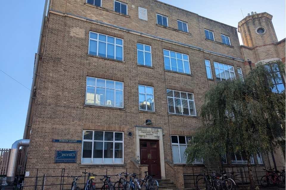 AOPP building, Department of Physics