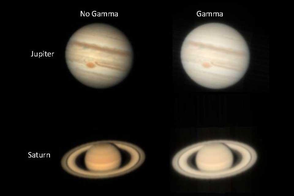 Image of Saturn and Jupiter