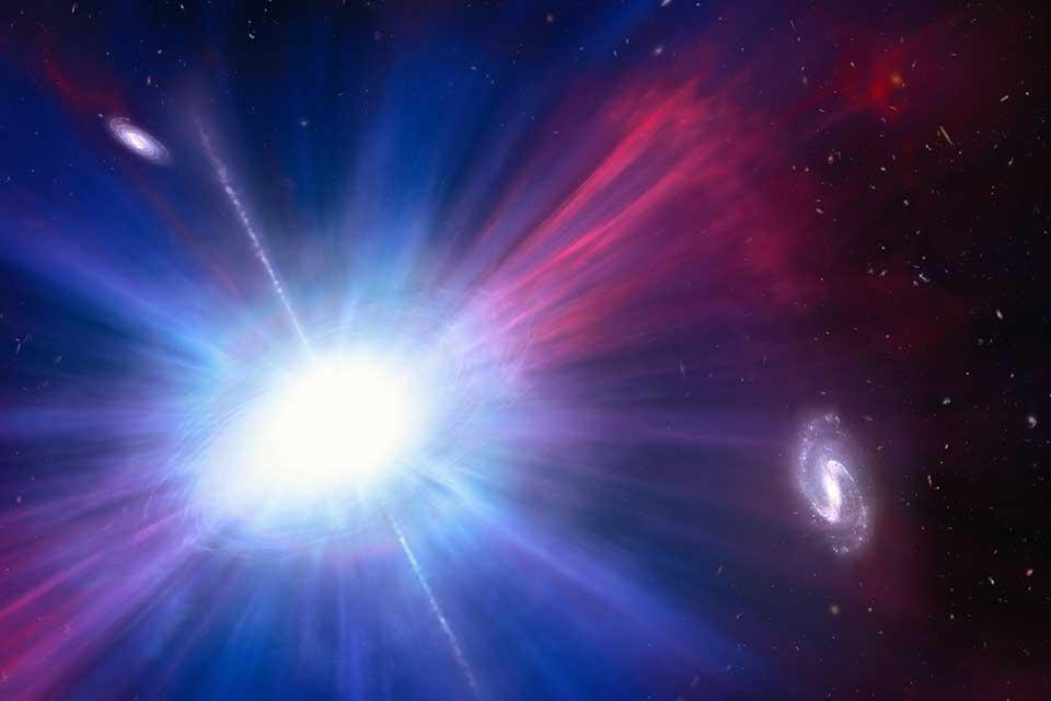 Artist’s impression of a Luminous Fast Blue Optical Transient