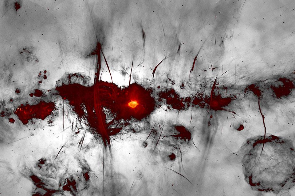 Image of the Milky Way from the MeerKAT telescope