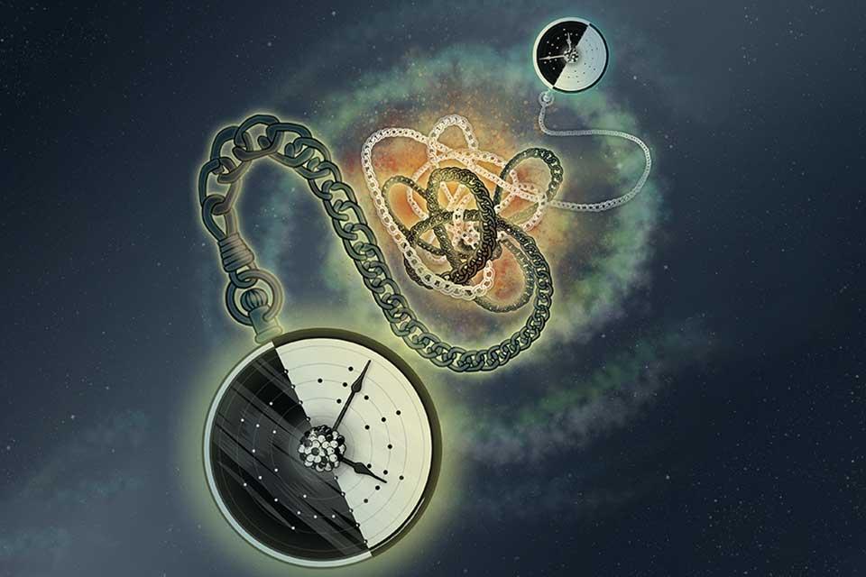 Illustration showing quantum clocks