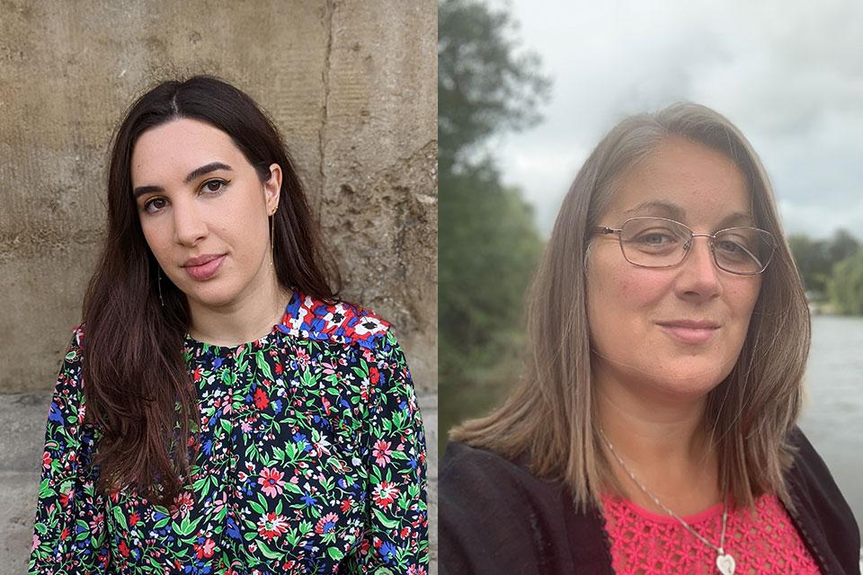 Alexandra Ramadan, left, and Leanne O'Donnell, right