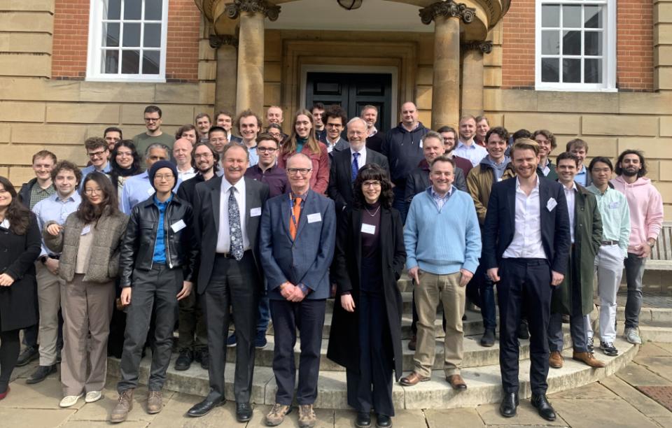 Attendees of the OxCHEDS Annual Meeting outside Talbot Hall, Lady Margaret College, Oxford.