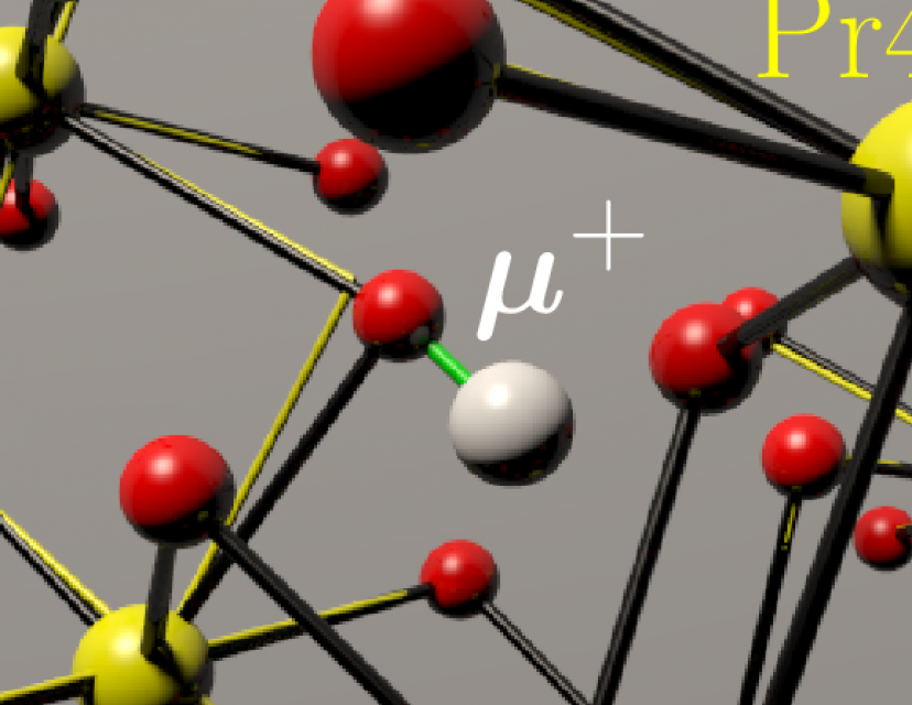 A muon implanted in an oxide