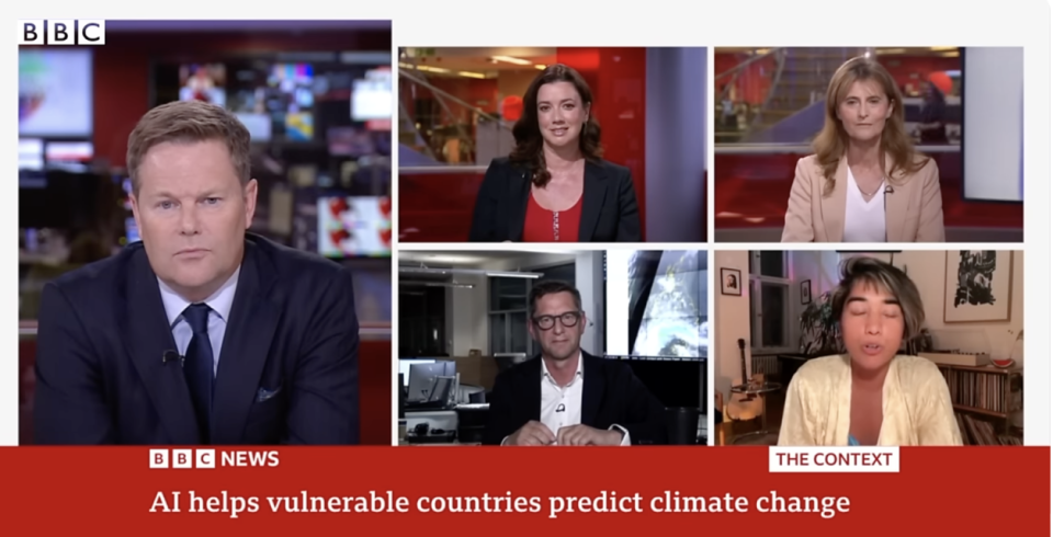 BBC News on how AI helps predict extreme weather