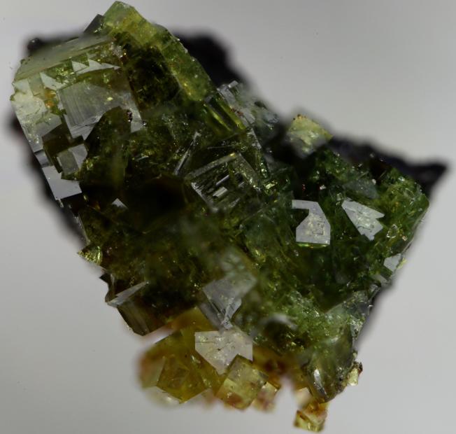synthetic pharmacosiderite crystal