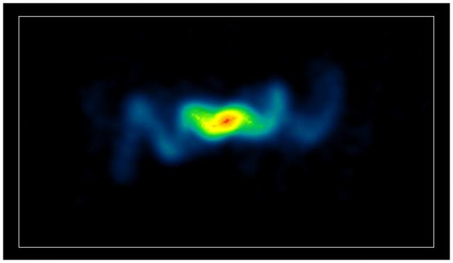 Radio image of the microquasar SS433