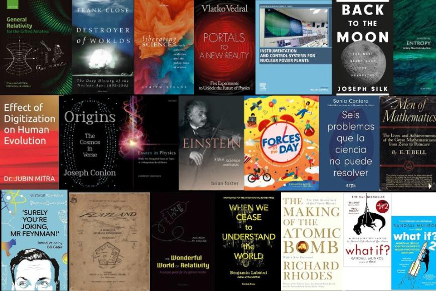 A collage of book covers