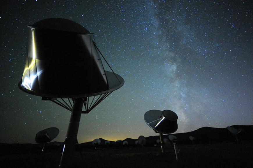 The Allen Telescope Array (ATA) based in Hat Creek Radio Astronomy Observatory, California, USA