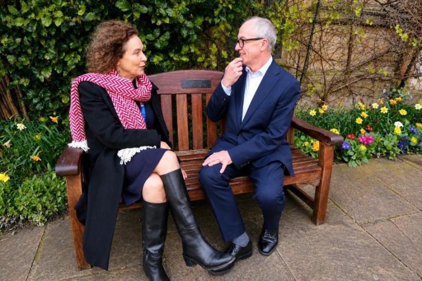 Professor Daniela Bortoletto in conversation with Mark Thomson, Director-General, CERN