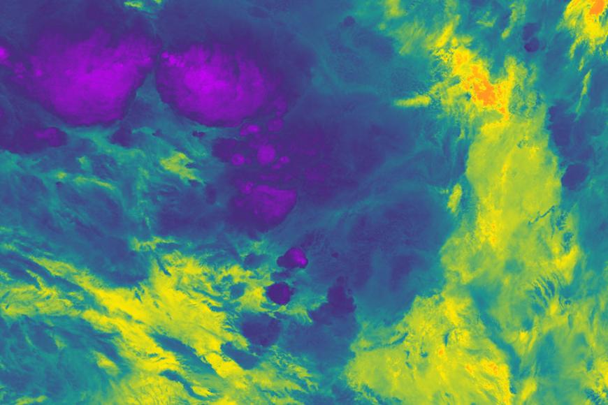 Coldest cloud temperature recorded