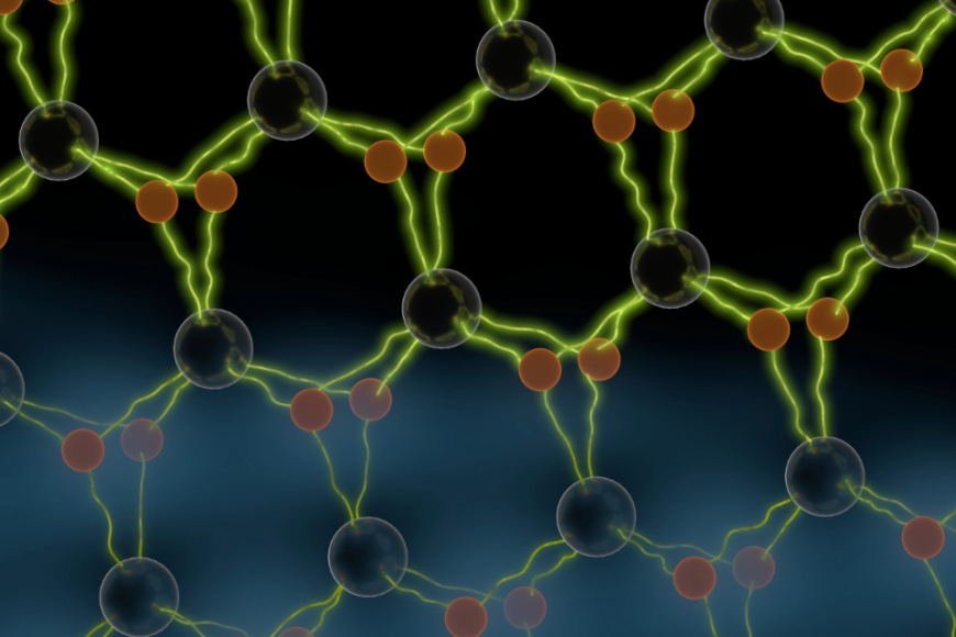 Electrons where atoms are not: a layered view of NbSe2 showing the crystal lattice (top), the symmetry-pinned orbital cloud at empty sites (middle), and the STM image (bottom) that directly reveals this hidden electronic structure.