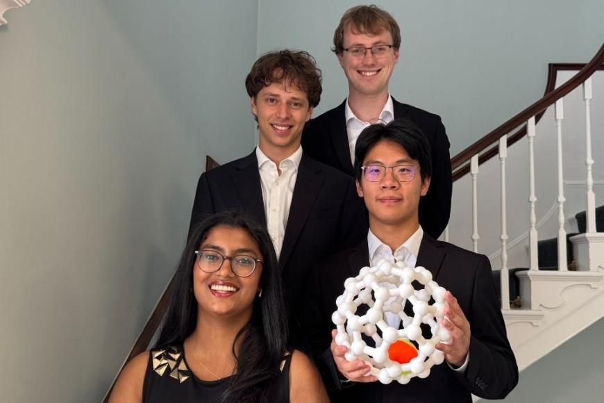 The four members of team 'Cloq'