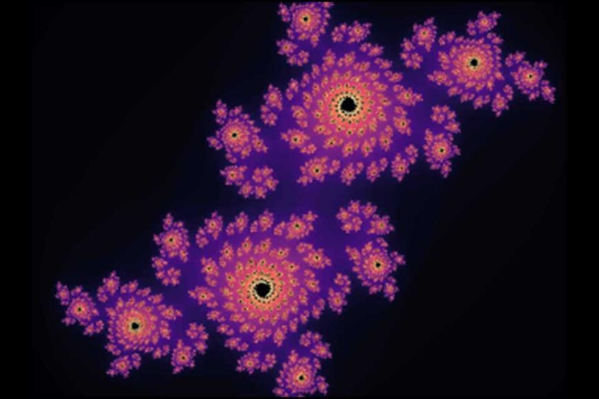 Fractals and whirlpool: an illustration of scaling behaviour and the mechanism of the BKT transition (relating to proliferation of quantised vortices)