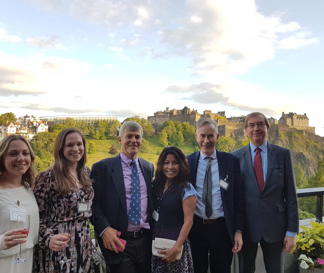 A group of current and past members of the Department of Physics in Edinburgh