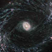 Image of a galaxy taken by the James Webb Space Telescope