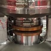 Close up of pressure cell