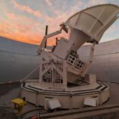 One of the Simons Observatory small aperture telescopes (SAT)