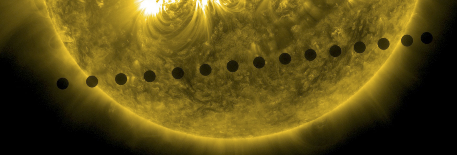 Venus transit across the Sun (2014)