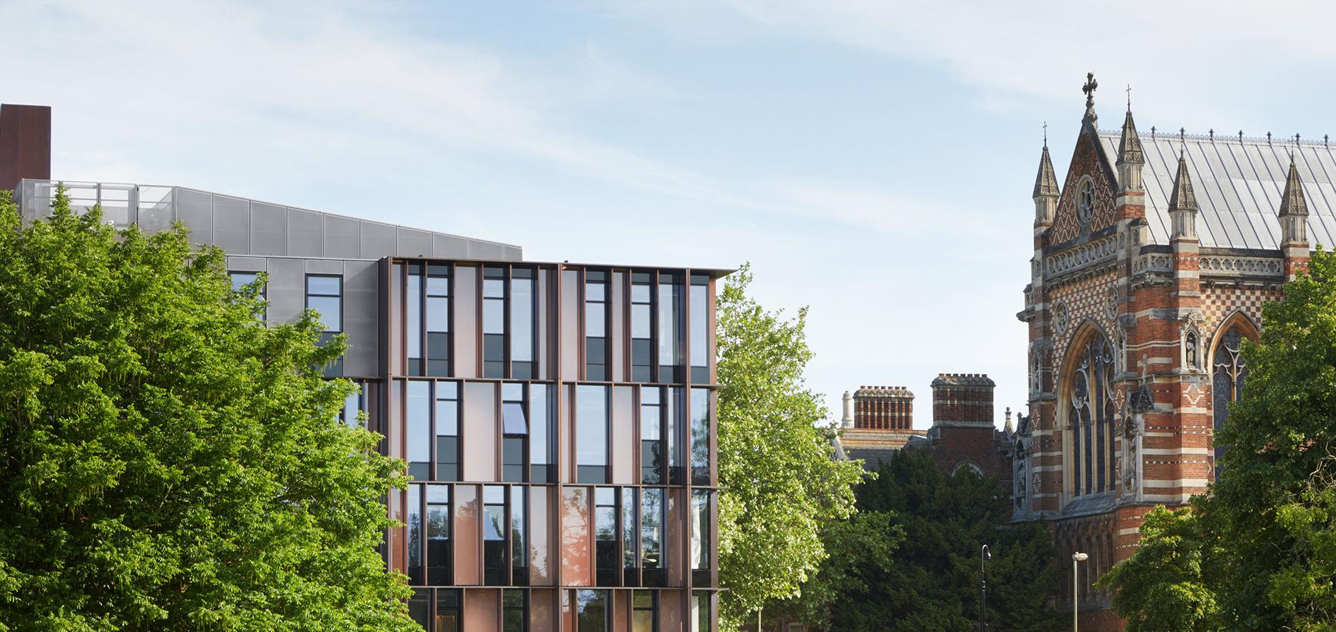 Beecroft building and Keble College