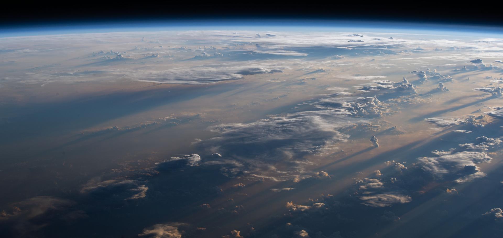 The Earth's atmosphere from space