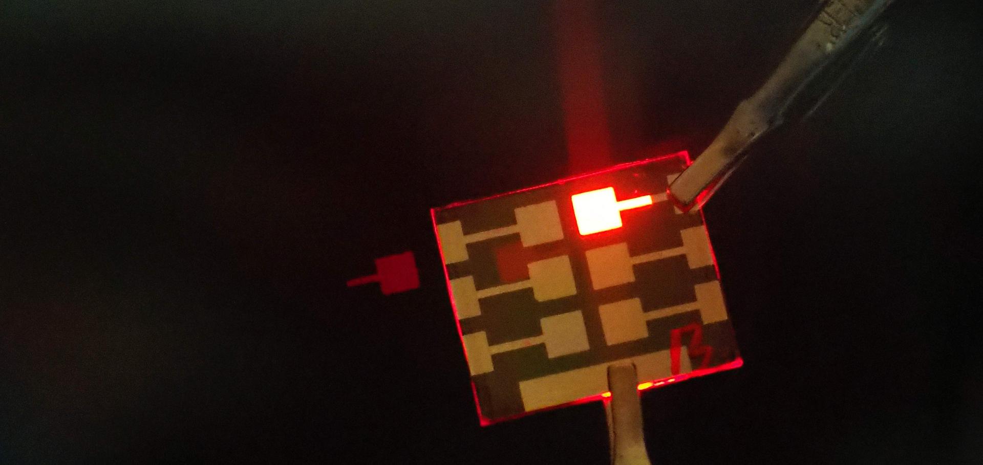 A red emitting perovskite LEDs