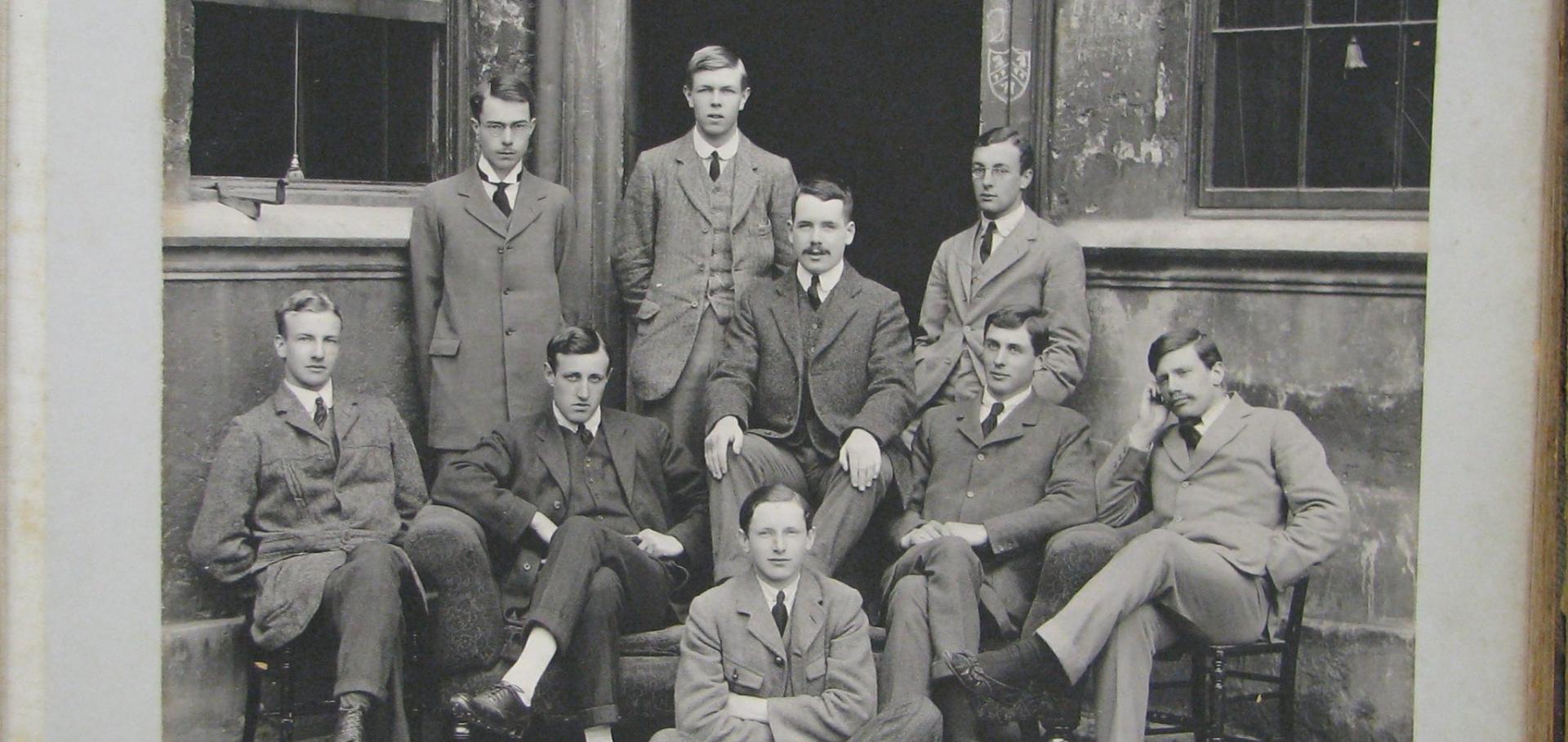 Archive image of Henry Moseley while at Trinity College in 1910