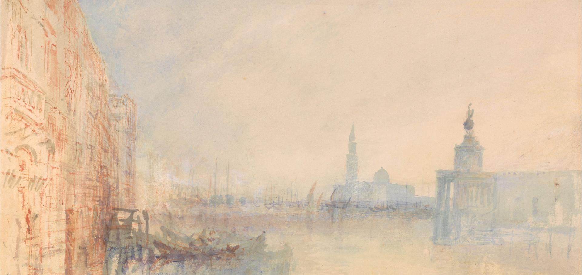 William Turner, Venice, The Mouth of the Grand Canal, watercolour (1840 ca.), Yale Center for British Art, USA