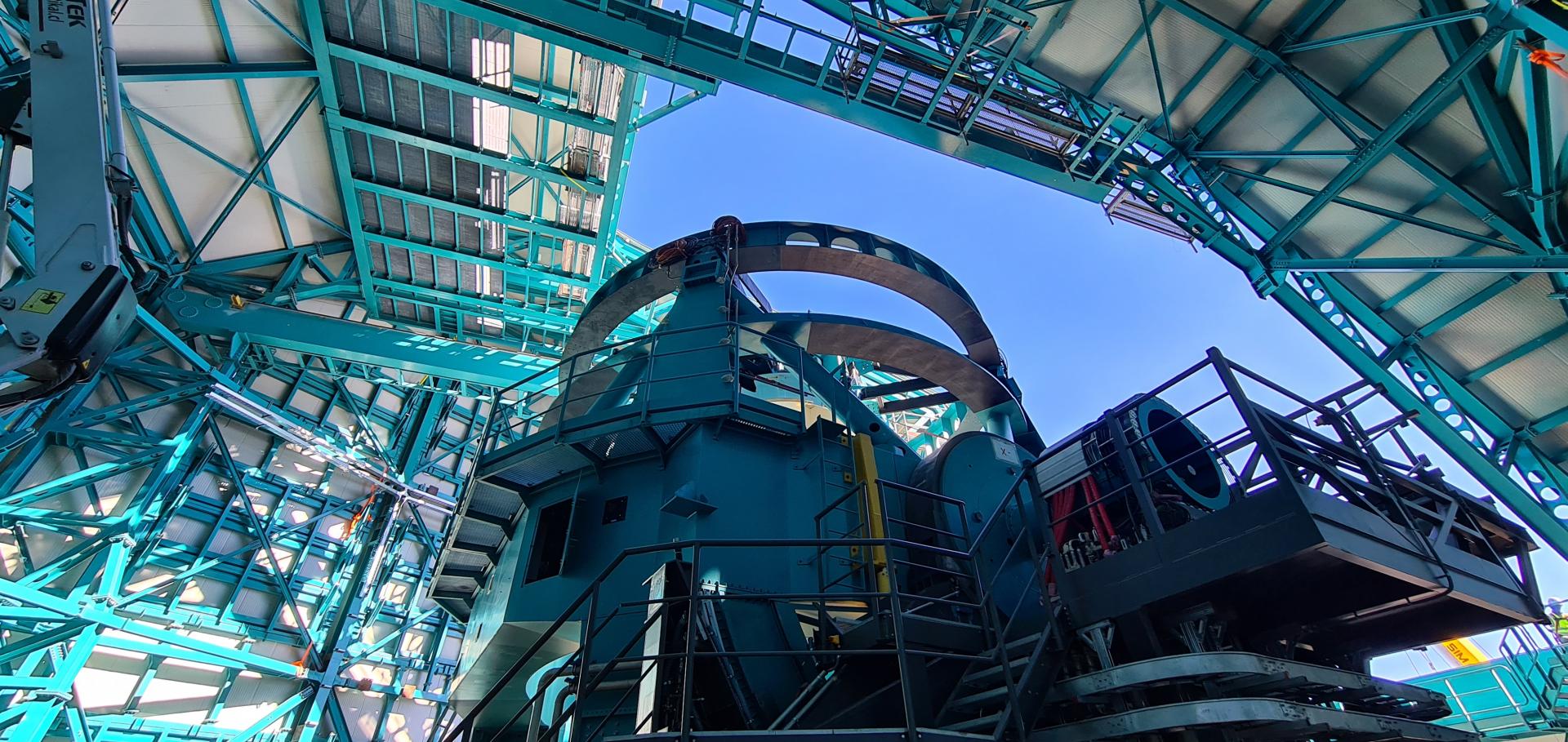 LSST/Rubin Dome Bridge Installation 