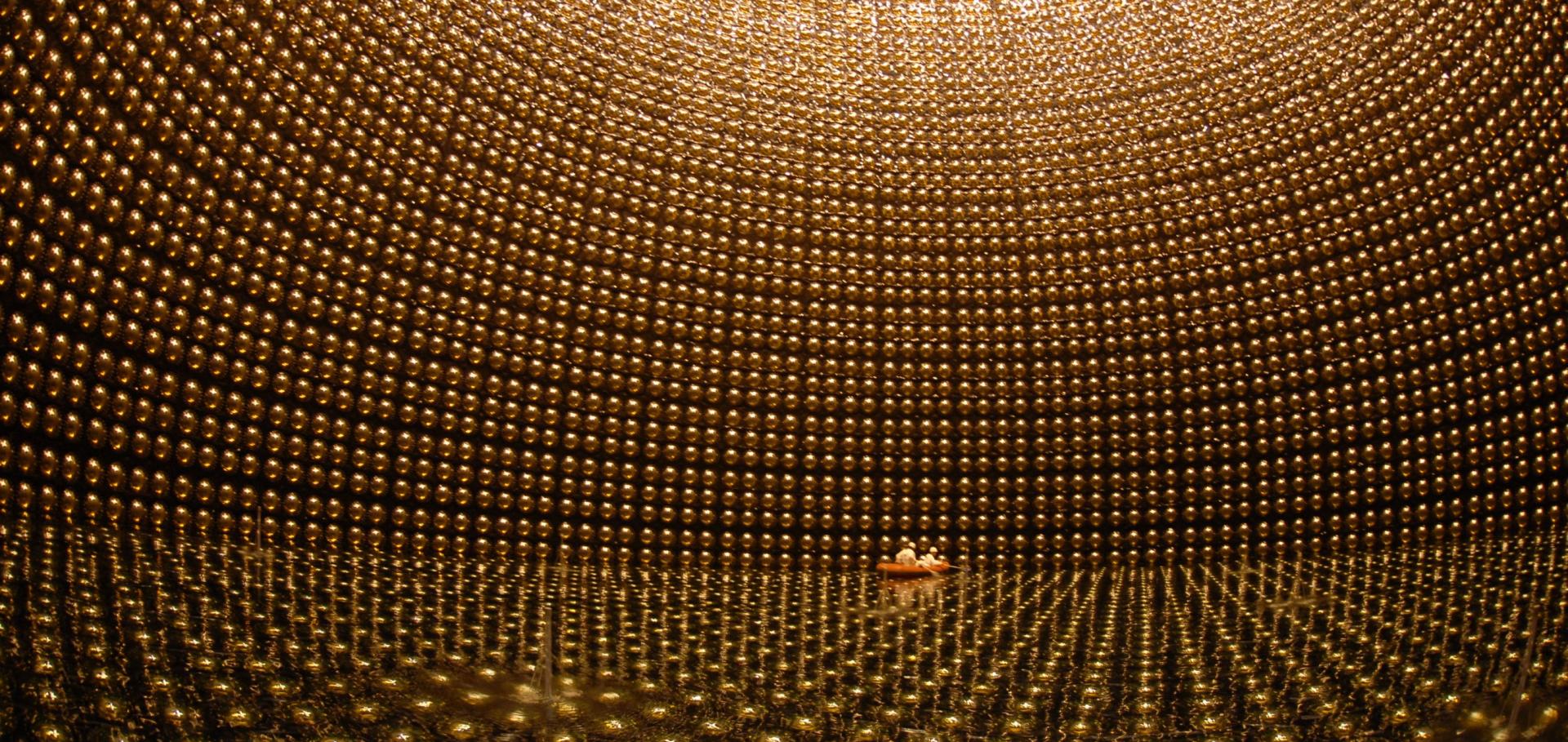Inside the Super-Kamiokande detector in Japan