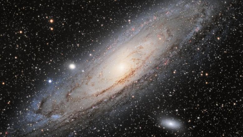 Optical image of the Andromeda galaxy
