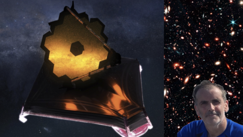 J Dunlop science image, James Webb Telescope Stars image & portrait image of Professor James Dunlop