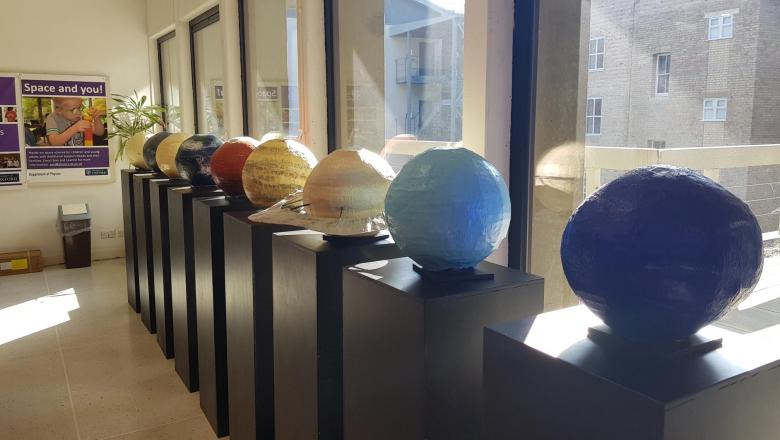 Planets models in the Department of Physics